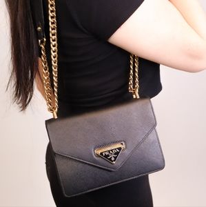 Prada Saffiano Crossbody Handbag